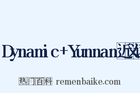 Dynamic+Yunnan近义词是什么意思的图片